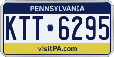 PA license plate KTT6295