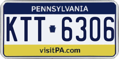 PA license plate KTT6306