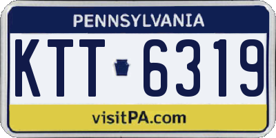 PA license plate KTT6319