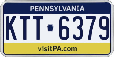 PA license plate KTT6379
