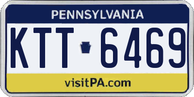 PA license plate KTT6469