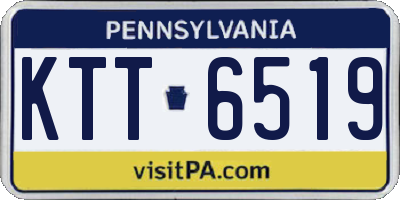 PA license plate KTT6519