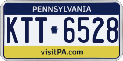 PA license plate KTT6528