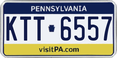 PA license plate KTT6557