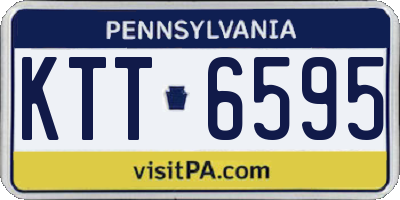 PA license plate KTT6595