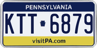 PA license plate KTT6879