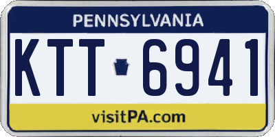 PA license plate KTT6941