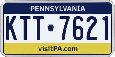 PA license plate KTT7621