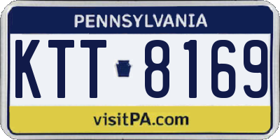 PA license plate KTT8169