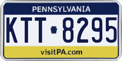 PA license plate KTT8295