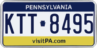 PA license plate KTT8495