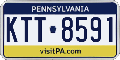 PA license plate KTT8591