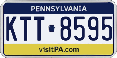 PA license plate KTT8595