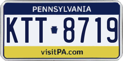 PA license plate KTT8719