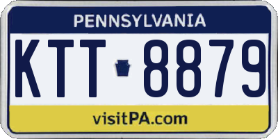 PA license plate KTT8879