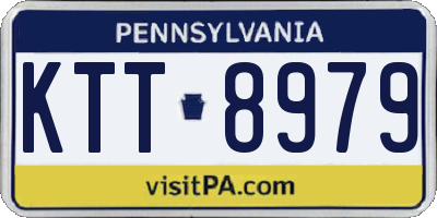 PA license plate KTT8979