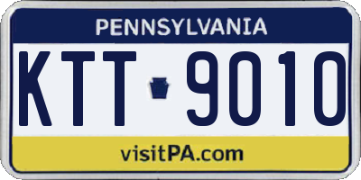 PA license plate KTT9010