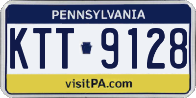 PA license plate KTT9128