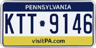 PA license plate KTT9146