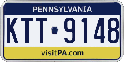 PA license plate KTT9148