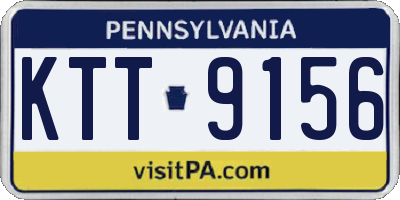 PA license plate KTT9156