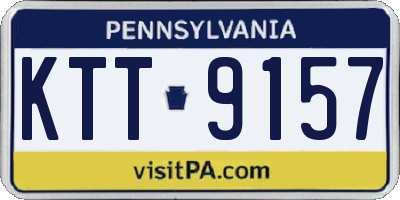 PA license plate KTT9157