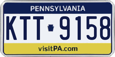 PA license plate KTT9158