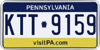 PA license plate KTT9159