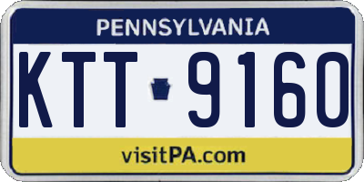 PA license plate KTT9160