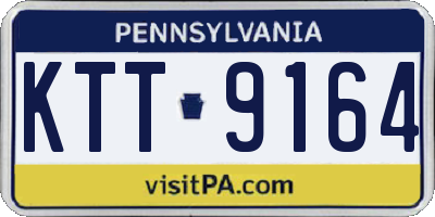 PA license plate KTT9164