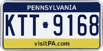 PA license plate KTT9168