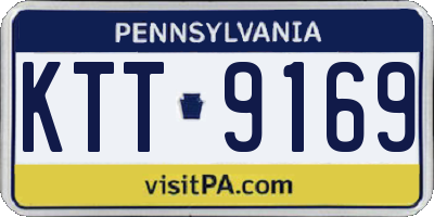 PA license plate KTT9169