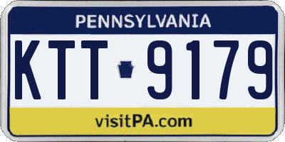 PA license plate KTT9179
