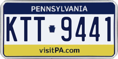 PA license plate KTT9441