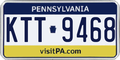 PA license plate KTT9468
