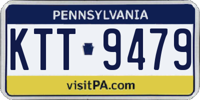 PA license plate KTT9479