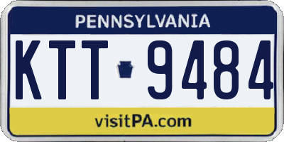 PA license plate KTT9484