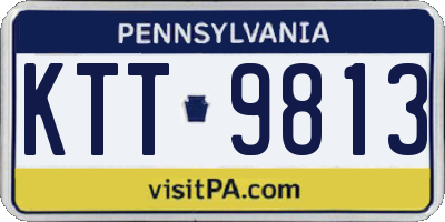PA license plate KTT9813