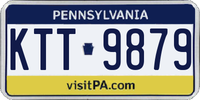 PA license plate KTT9879
