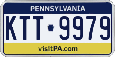 PA license plate KTT9979
