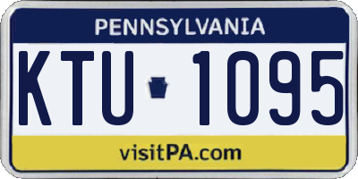 PA license plate KTU1095