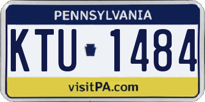 PA license plate KTU1484