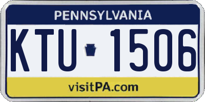 PA license plate KTU1506