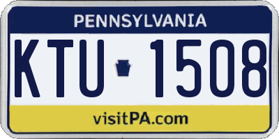 PA license plate KTU1508