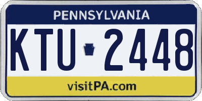 PA license plate KTU2448