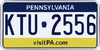 PA license plate KTU2556