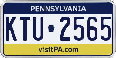 PA license plate KTU2565