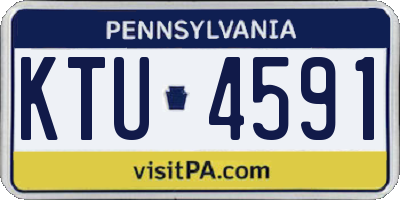 PA license plate KTU4591