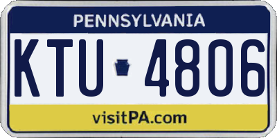 PA license plate KTU4806