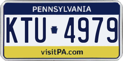 PA license plate KTU4979